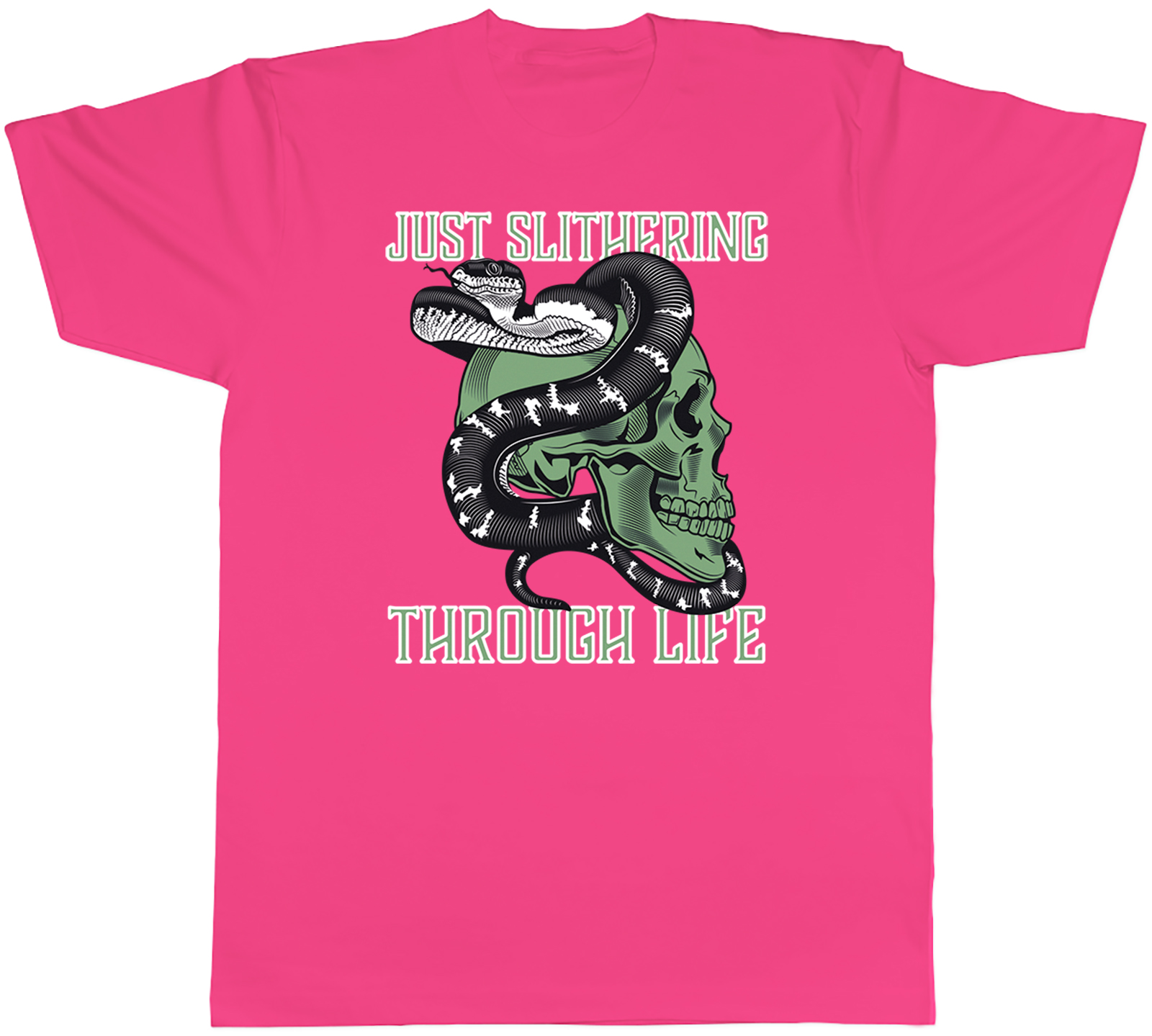 【KOOLOSET】Snake Unique Half Shirt Knosis - Snake T-Shirt